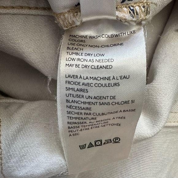 NWT We The Free Sun-kissed Off White Denim Short Overalls. Size 6. - Picture 8 of 12